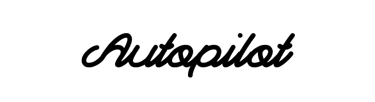 Autopilot  免费字体下载