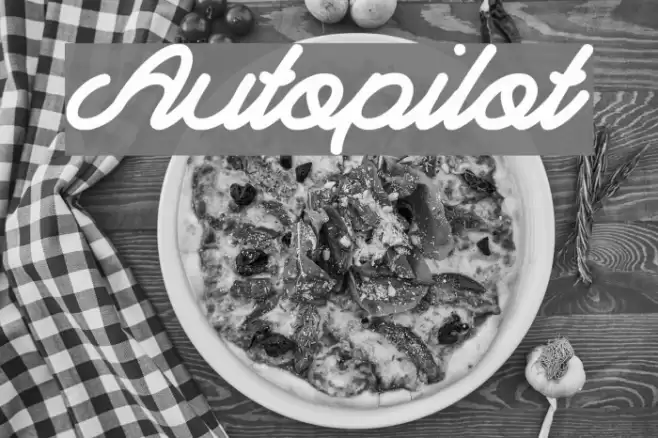 Autopilot Font examples