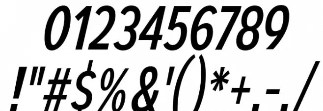 AutoradiographicRg-Italic Font OTHER CHARS