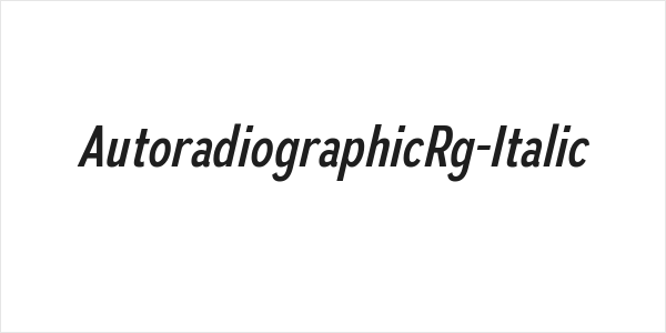 AutoradiographicRg-Italic Logo