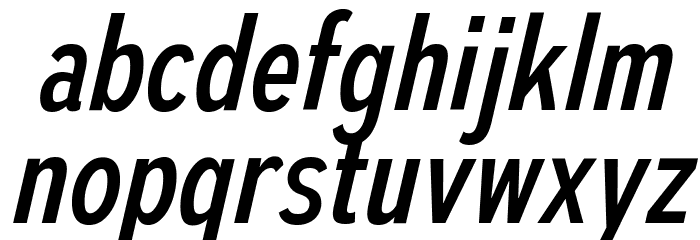 AutoradiographicRg-Italic Font LOWERCASE