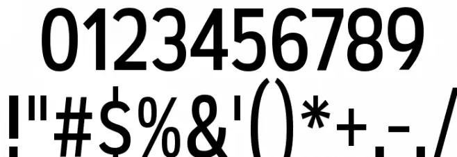 AutoradiographicRg-Regular Font OTHER CHARS