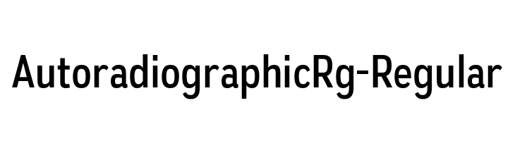 AutoradiographicRg-Regular  नि: शुल्क फ़ॉन्ट्स डाउनलोड