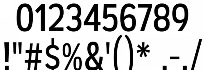 AutoradiographicRg-Regular Font OTHER CHARS