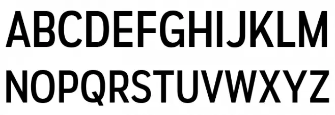 AutoradiographicRg-Regular Caratteri MAIUSCOLE