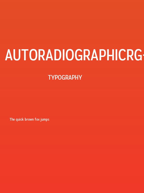 AutoradiographicRg-Regular Poster