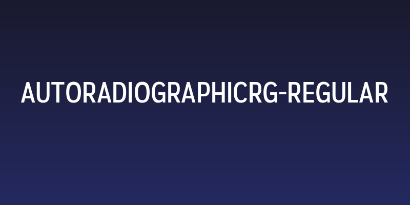 AutoradiographicRg-Regular Social Header