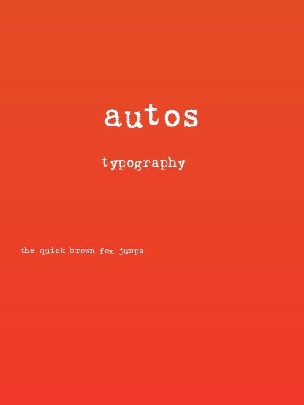 Autos Poster
