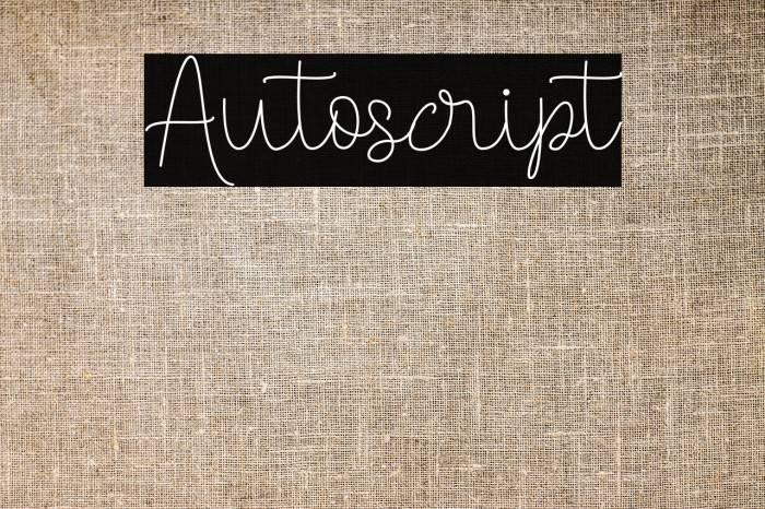 Autoscript Example 1