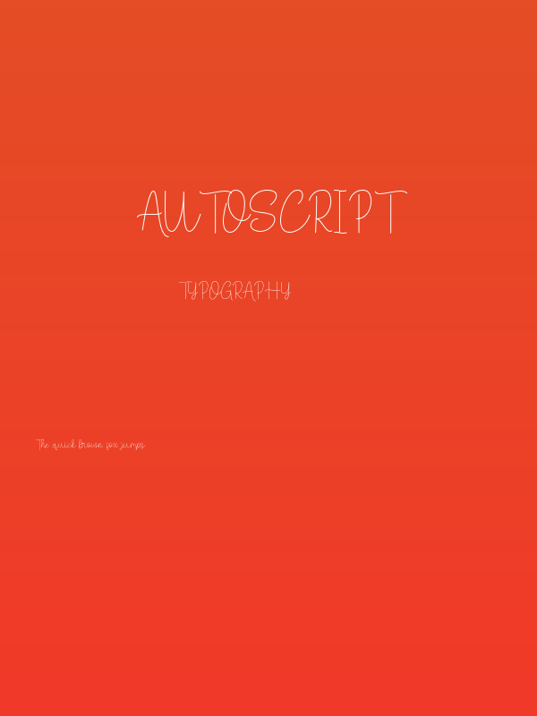 Autoscript Poster
