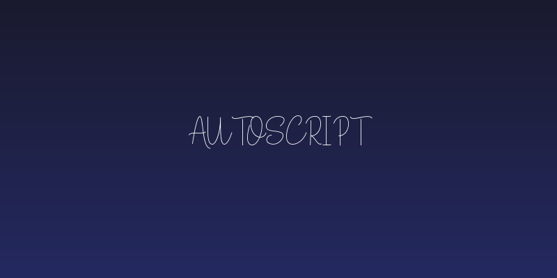 Autoscript Social Header