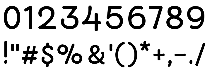 Autour One Regular Font OTHER CHARS