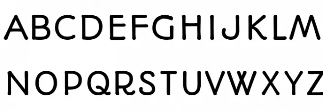 Autour-Regular フォント 大文字