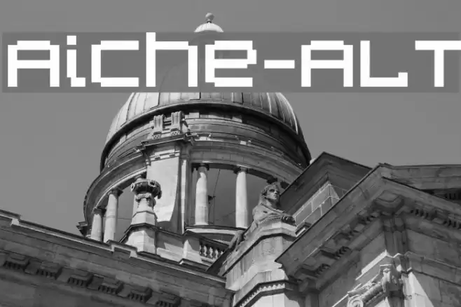 Autriche-ALT Font examples