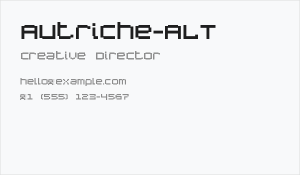 Autriche-ALT Business Card