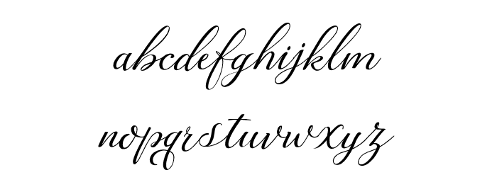 Auttan-Regular Font LOWERCASE