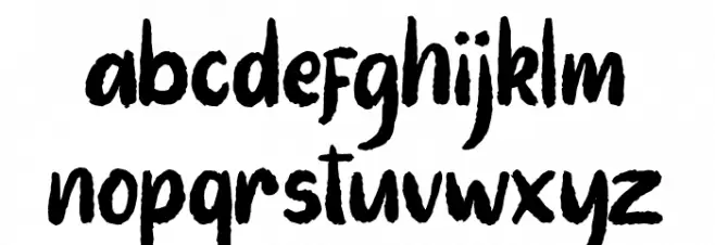 Auttentic फ़ॉन्ट लोअरकेस