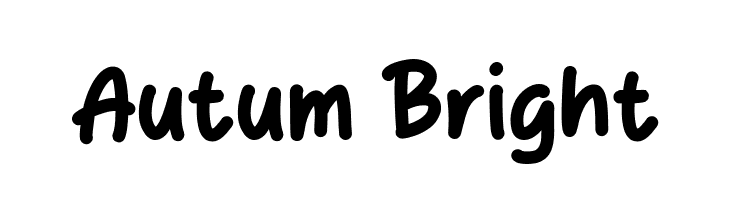 Autum Bright  Fuentes Gratis Descargar