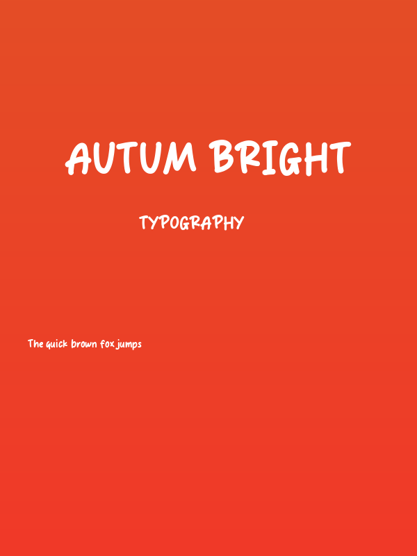 Autum Bright Poster
