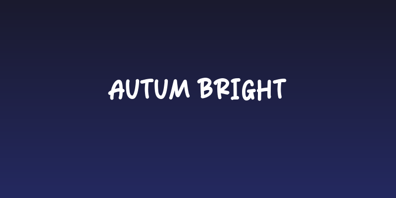 Autum Bright Social Header