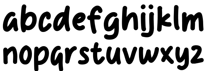 Autum Bright Font LOWERCASE