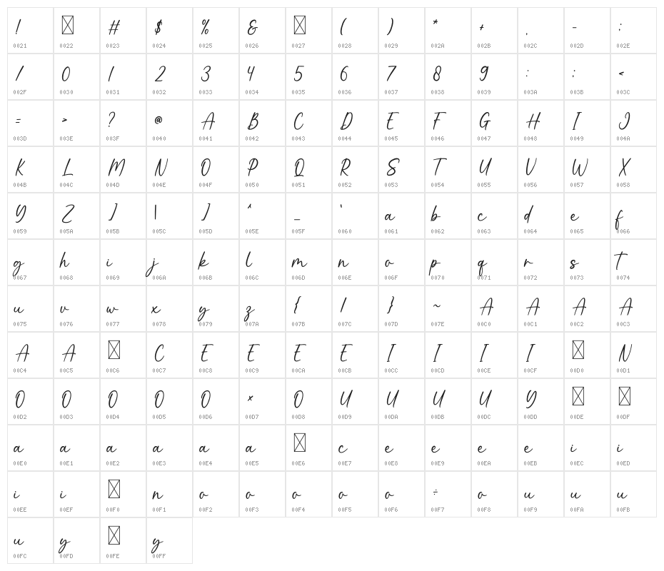 Autumn Beautiful Character Map