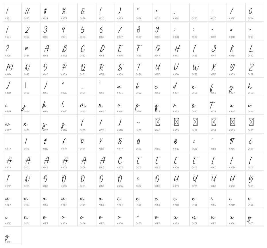 Autumn Beautiful Character Map