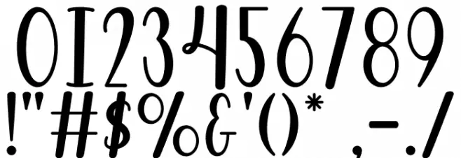 Autumn Beauty Font OTHER CHARS