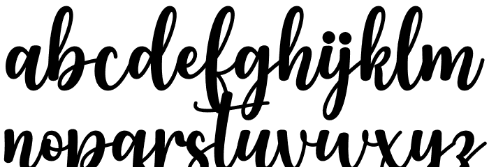 Autumn Beauty Font LOWERCASE