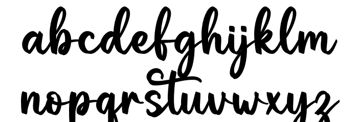Autumn Calling Font LOWERCASE