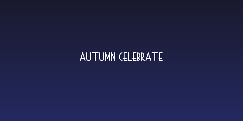 Autumn Celebrate Social Header