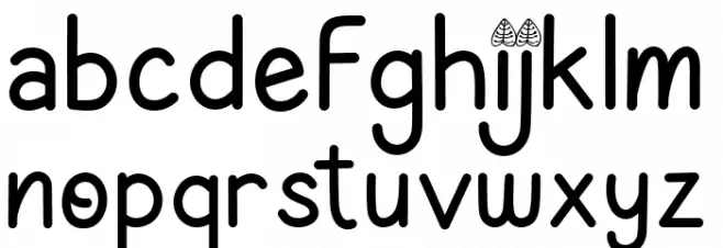 Autumn Ceria Caratteri MINUSCOLO