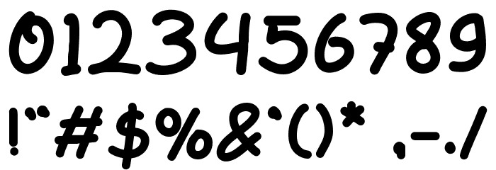 Autumn Children Font OTHER CHARS