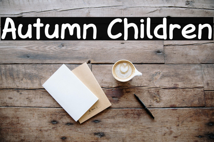 Autumn Children Example 2
