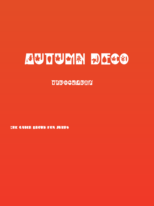 Autumn Deco Poster