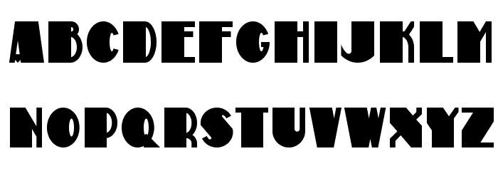 Autumn Deco Font LOWERCASE