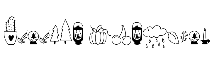 Autumn Dingbats  Скачать бесплатные шрифты