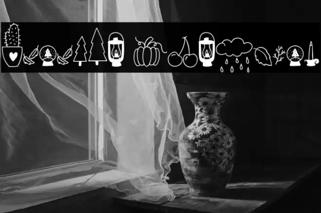 Autumn Dingbats Caratteri examples