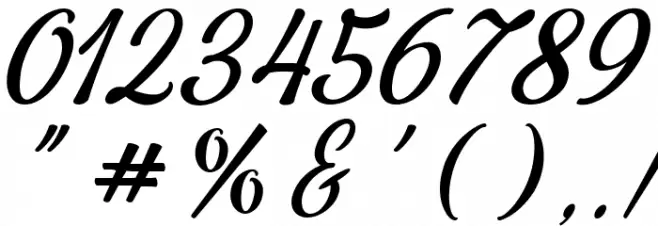 Autumn Flower Font OTHER CHARS