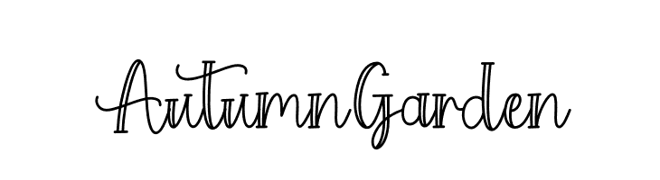 Autumn Garden  baixar fontes gratis