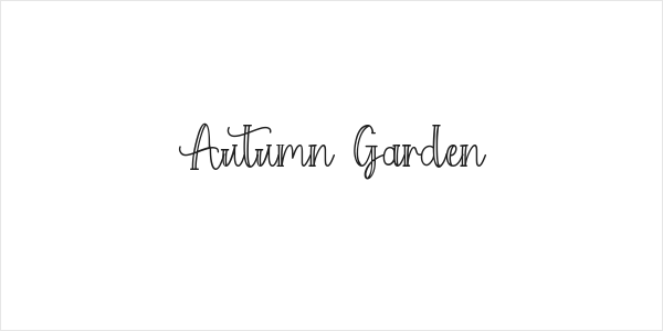 Autumn Garden Logo