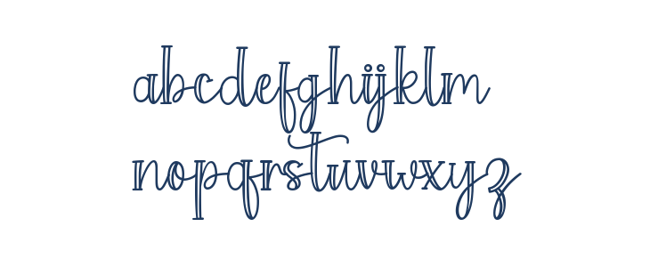 Autumn Garden Lowercase