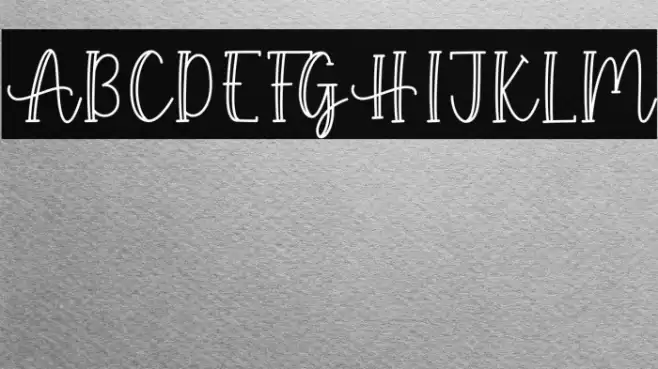 Autumn Garden Font examples