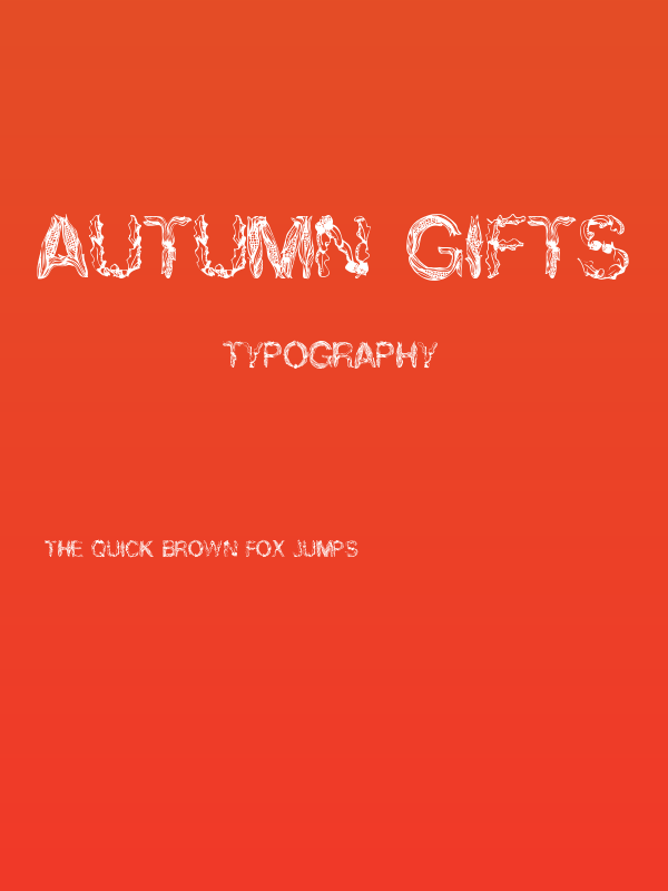 Autumn Gifts Poster