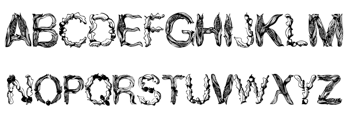 Autumn Gifts Font LOWERCASE