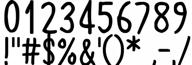 Autumn Happiness Font OTHER CHARS