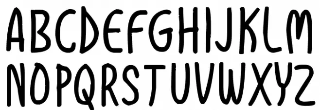Autumn Happiness Font Litere mari