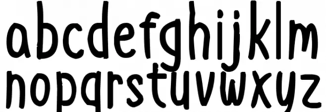 Autumn Happiness Font LOWERCASE