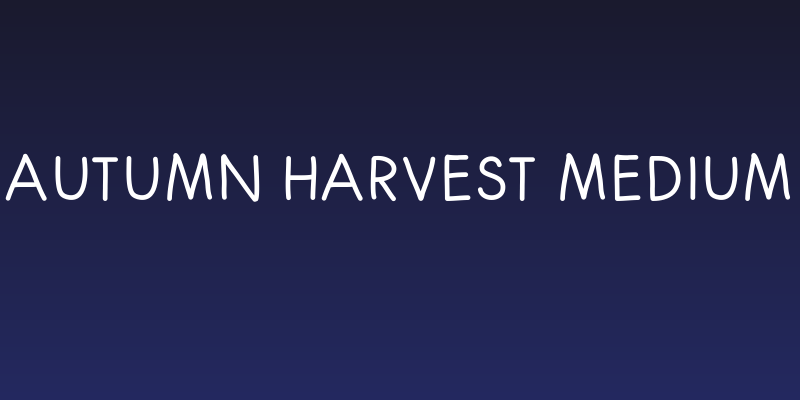 Autumn Harvest Medium Social Header