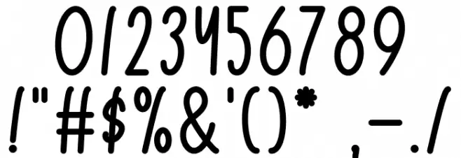 Autumn Holiday Font OTHER CHARS